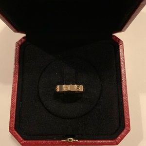Cartier Love Ring (Size 49, Rose Gold)